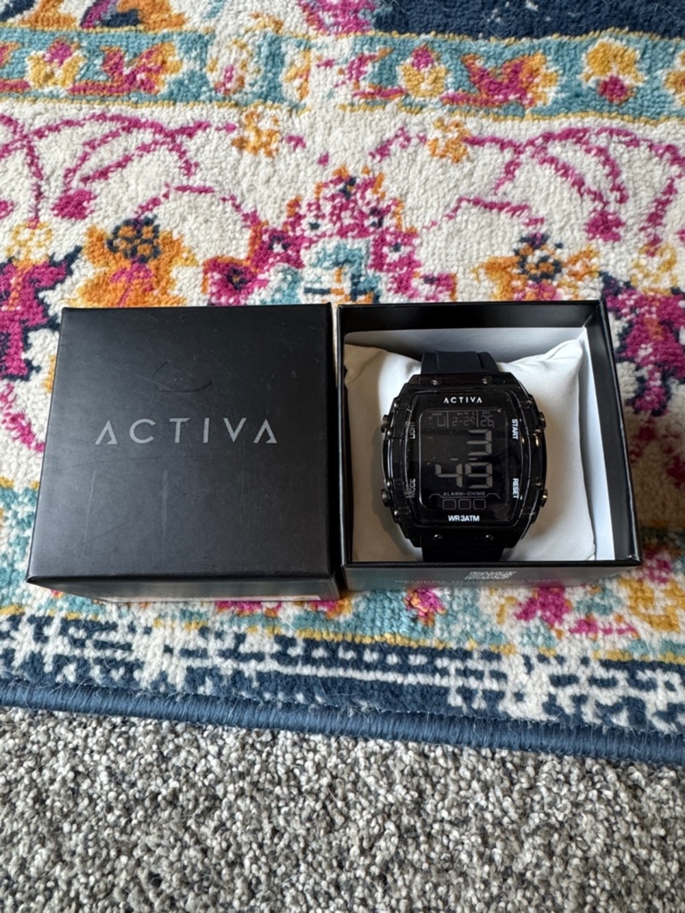 Ativa Black Digital Tactical Sport Watch